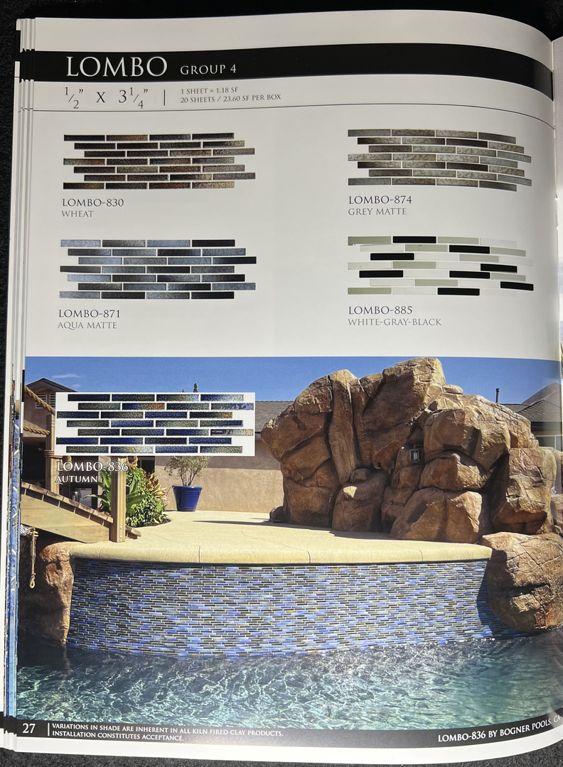 Little Tile Inc - Online Source To Pool Tiles - Pool Glass - Pool