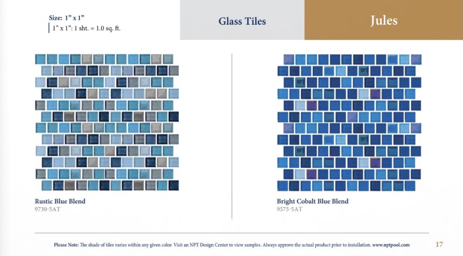 Little Tile Inc - Online Source To Pool Tiles - Pool Glass - Pool