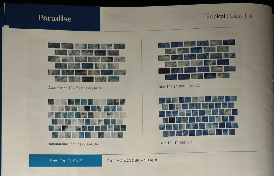 Little Tile Inc - Online Source To Pool Tiles - Pool Glass - Pool