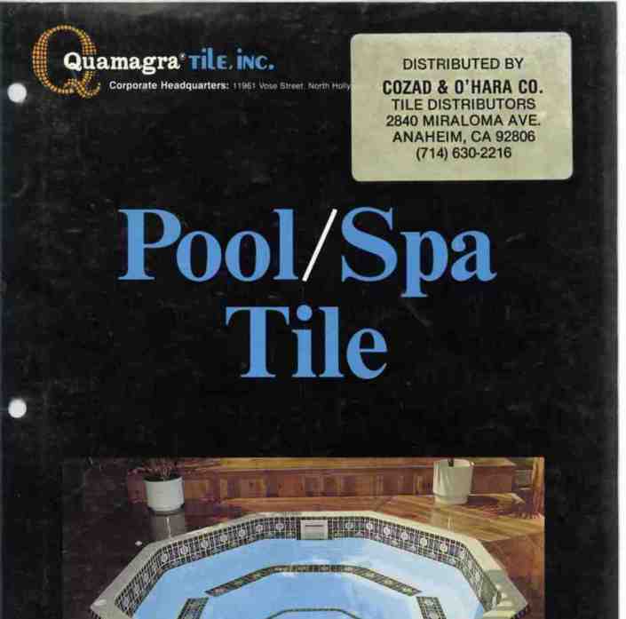 Little Tile Inc - online source to Quamagra pool tile catalogs